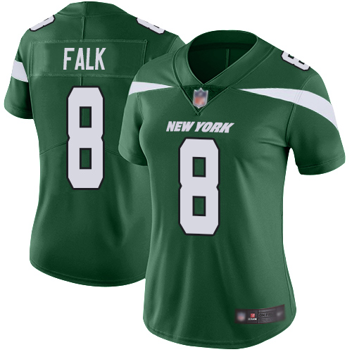 New York Jets Limited Green Women Luke Falk Home Jersey NFL Football #8 Vapor Untouchable